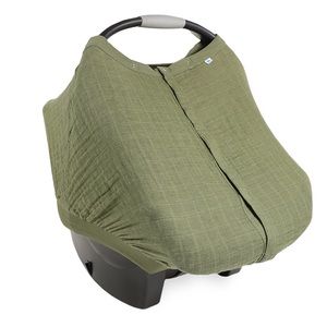Little Unicorn Cotton Muslin Car Seat Canopy - Fern